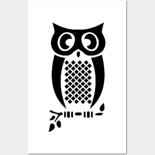 Owl vector Posters and Art